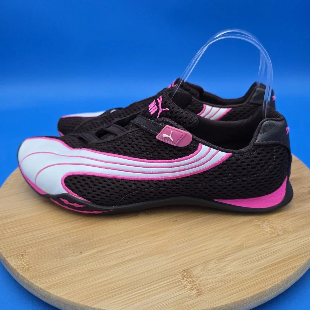 Puma‎  Racer Flat 2000s Women's US 9.5 UK 7 EU 40.5 Model 183568 01 Brown Pink